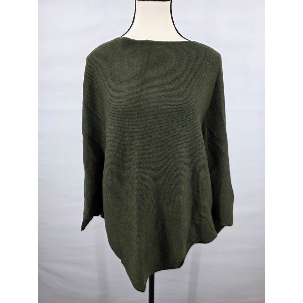 Kerisma Ryker Olive Green Ribbed Batwing Knit Sweater ML
